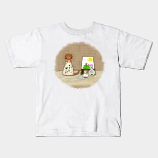 Oliver The Otter Makes Mom a Gift Kids T-Shirt